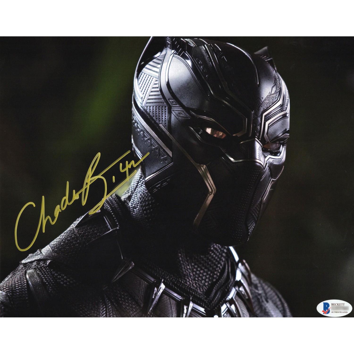 Chadwick Boseman チャドウィック・ボーズマン 直筆サイン入り写真